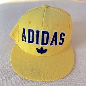Adidas Original, Adjustable, Flat Brim, Yellow